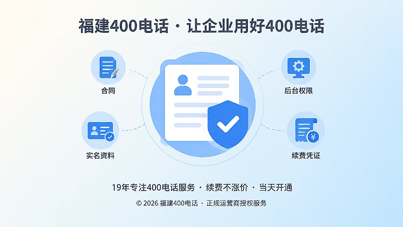 400电话办理资料核验聚焦图